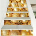 thumbnail image 2 of Pegatinas 3D para escaleras, 39,3 x 7,08 pulgadas, 14 contrahuellas de PVC autoadhesivas, pegatinas extraíbles para escaleras, papel tapiz para festivales, decoración para fiestas en el hogar, 2 of 4
