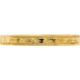thumbnail image 4 of 14K Yellow Gold Polished Floral Band (Size 7) Made In United States r672, 4 of 5