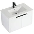 thumbnail image 5 of Fine Fixtures Kingsford Vanity 30" Wide With Doors - White - Sink Included, 5 of 12