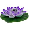 thumbnail image 1 of Lámpara de loto multicolor alimentada por energía solar, luz de loto flotante LED impermeable para estanque, lámpara de noche de flores para piscina, estanque, fuente, jardín al aire libre, pecera,, 1 of 8