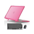 thumbnail image 1 of MacBook Air 15 Pouces 2024 2023 Modèle A3114 A2941 avec Puce M3/M2 & Coque Rigide Touch ID Double Couche avec Support Pliant et & Protection de Clavier & Adaptateur Type C, 1 of 7