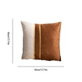 thumbnail image 3 of Ohufall Velvet Decorative Throw Pillow Cover For Bedside Sofa Cushion And Lumbar Support, 3 of 6