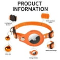 thumbnail image 3 of Frusde Airtag Cat Collar with Bell Safety Buckle Adjustable Kitten Collars with Air Tag Holder for Pets Cats, 3 of 5