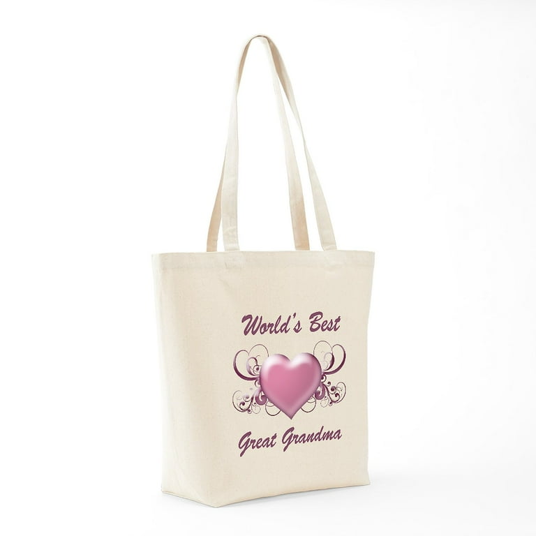 CafePress - World's Best Great Grandmother (Heart) Tote Bag