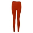 thumbnail image 4 of KHONTS Scrunch Leggings for Women Seamless High Waisted Workout Gym Yoga Pants Red M, 4 of 7