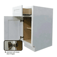 thumbnail image 4 of LUXEYARD Kitchen Base Cabinets, Sideboard Storage Cabinet, Entryway Cabinet with 1-Drawer & Adjustable Shelf, 12" W X 24" D X 34.5"H, 4 of 7