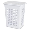 thumbnail image 1 of Sterilite Rectangular LiftTop Laundry Hamper Basket Bin w/ Lid (8 Pack), 1 of 10