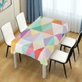 thumbnail image 4 of Yayeee Tablecloths 54" x 72" Rectangle Wrinkle Resistant Party Table Cover, Abstract Geometric, 4 of 8