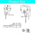 thumbnail image 2 of 1pcs Ceiling Fan Lights Switch Zingear Ze-208s E89885 3 Speed 4 Wire Fan Switch Pull Chain ,fan Lig, 2 of 5