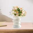 thumbnail image 5 of Hariumiu Modern Flower Vase Flower Vase High Durability Smooth Edge Shatterproof Modern Table Spiral-shaped Centerpieces Decoration, 5 of 10