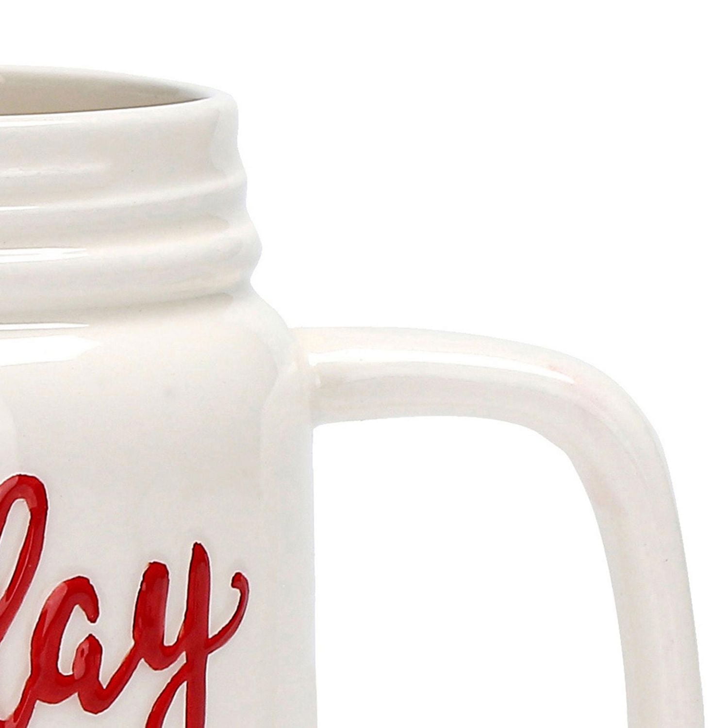 Holiday Time Mason Cup of Cheer Mug, 2-Piece