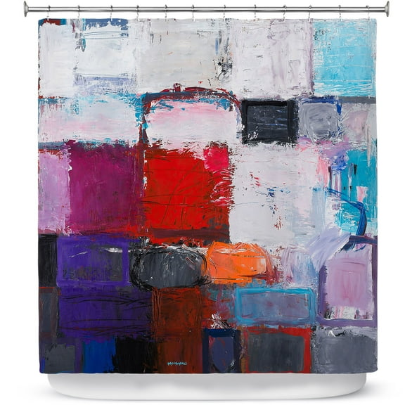 Shower Curtains 70" x 93" from DiaNoche Designs by Hooshang Khorasani - Snowfall