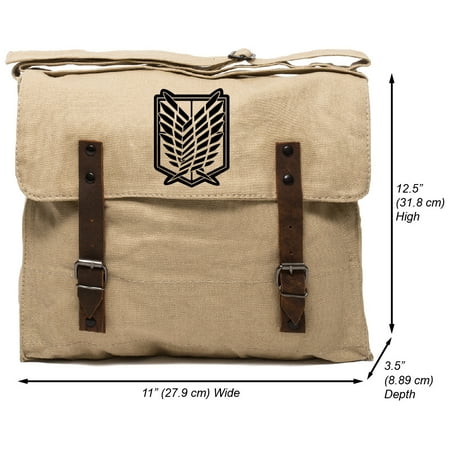 Attack on Titan Dual Wing Heavyweight Canvas Medic Shoulder