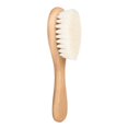 thumbnail image 1 of Soft Natural Goat Hair Baby Infant Head Massage Grooming Comb with Wooden Handle, 1 of 4