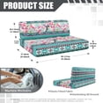 thumbnail image 7 of Garronmavis Hummingbird Cherry Blossom Aztec RV Dinette Cushion Covers RV Stretch Sofa Seat Slipcovers Wood Panels Camper Couch Cushion Covers 2 PCS Loveseat Slipcovers RV Interior Decor, 7 of 7