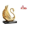 thumbnail image 1 of Colección de figuras de ciervo cisne de arte moderno, estatua decorativa de mesa, escultura animal para sala de estar, gabinete, cocina, comedor,, 1 of 8