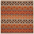 thumbnail image 4 of SAFAVIEH Veranda Luwig Southwestern Indoor/Outdoor Area Rug, 6'7" x 9'6", Rust/Red, 4 of 10