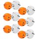 thumbnail image 4 of Pumpkin And Ghost Shaped Plastic Candy Buckets With Handle Ideal For Halloween Celebrations 12Pcs, 4 of 4