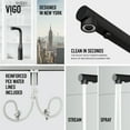 thumbnail image 2 of VIGO Jewel Touchless Sensor 15 in. Single Handle Pull-Out Kitchen Faucet in Matte Black-VG02039MBS, 2 of 15