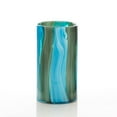 thumbnail image 3 of Small and  Large Blue Cylinder Glass Vase, 3 of 7