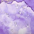 thumbnail image 2 of Purple Gold Marble Shower Curtain, Abstract Modern Colourful Ink Paint Veins Texture Crack Shower Curtain Sets, Fabric 3D Printing Durable Waterproof Bath Curtain with Hooks, 72X72in, 2 of 5