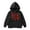 00-Black1038, variant on Oiyii Toddler Girls Graphic Hoodie Long Sleeve Printed Casual Hooded Sweatshirt With Pocket Classic Pullover Top,White