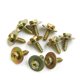 thumbnail image 1 of 10Pcs 6x21,5mm Tornillo De Acero Inoxidable Para Matrícula Paragolpes Guardabarros De Coche, 1 of 1
