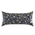 thumbnail image 3 of Golden Leopard Print Pattern Queen Size Satin Pillowcase 30''x20'' Double-Sided Print Soft Wrinkle Resistant, 3 of 9