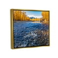 thumbnail image 5 of Stupell Industries Serene Babbling Brook Foliage Surrounding Lake Water Photograph Metallic Gold Floating Framed Canvas Print Wall Art, Design by Steve Smith, 5 of 5