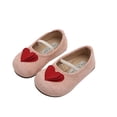 thumbnail image 6 of hengsof Girls Spring Summer Casual Flats Soft Sole Comfort Solid Color Princess Shoes Fashion Versatile Heart Flat Flat Shoes, 6 of 8