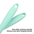 thumbnail image 3 of Sistema antiadherente del cookware del silicón de dos colores de 2 espátulas de la cocina, cuchara, colador, espátula para freír, 3 of 5