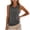 Gray, variant on Womens Ribbed Tank Tops Striped Color Block Sleeveless Tank Shirts Summer Casual Loose Basic Undershirts for Ladies