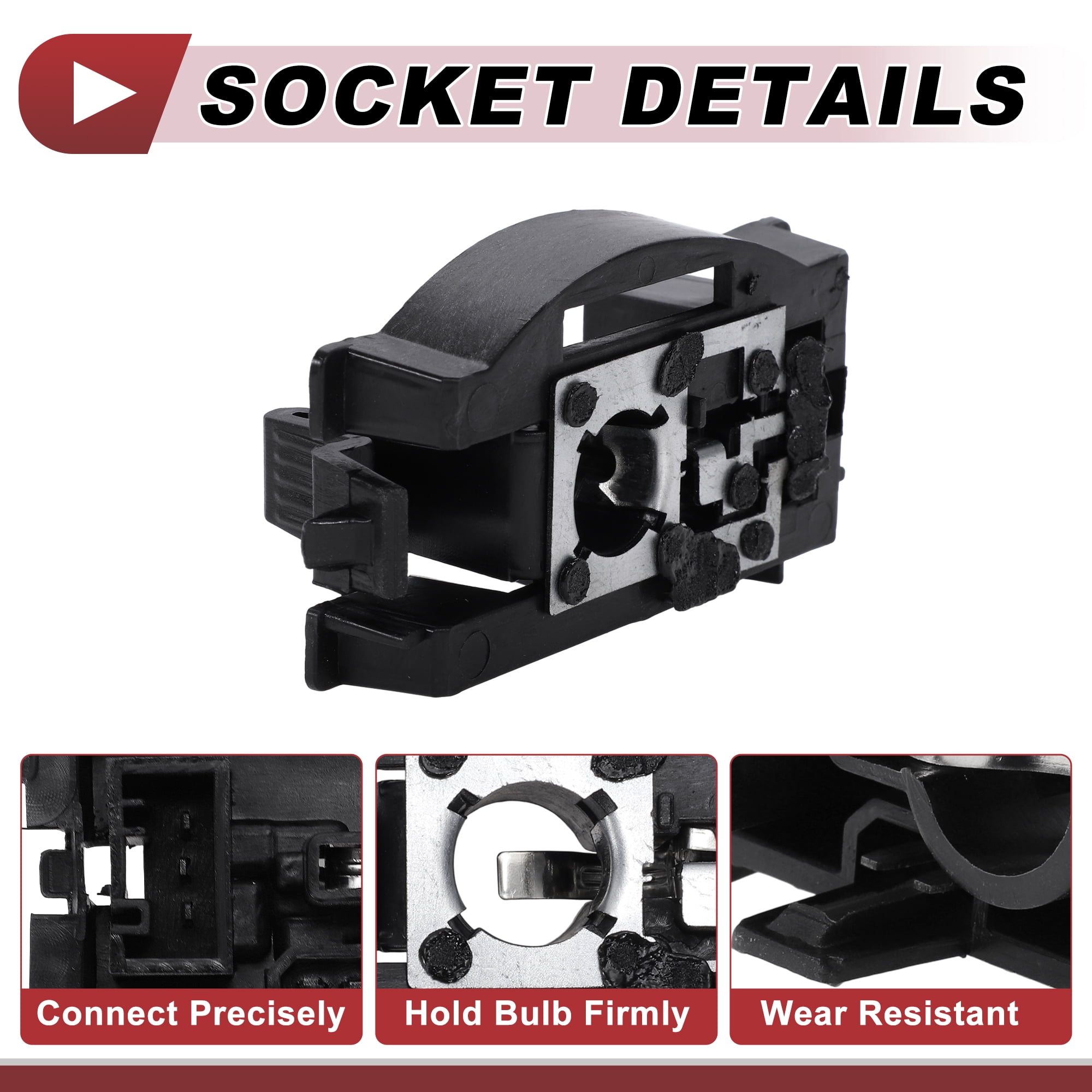 Unique Bargains Light Socket for BMW X5 E70 2007-2013 Right Side