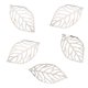 thumbnail image 5 of 100 hojas de filigrana en rodajas de metal para hacer joyas. Elige tu color. Blanco, 5 of 6