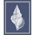 thumbnail image 3 of Fab Funky 12x14 Black Modern Framed Museum Art Print Titled - Mixed Nautical White on Indigo Blue c, 3 of 5