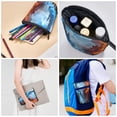 thumbnail image 5 of Picia Red And Blue Fire Mountains Print Telescopic Pencil Case, Telescopic Pen Holder Telescopic Pencil Pouch Bag Stationery Pencil Case Box Storage Organizer Makeup Bag, 5 of 6