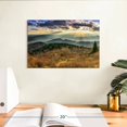 thumbnail image 3 of Elephant Stock Great Smoky Mountains National Park Wall Art - Horizontal Canvas Wall Art - Living Room Wall Decor - Nature Canvas - Blue And Orange Decor - 12" x 8", 3 of 8