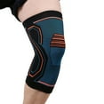 thumbnail image 3 of Compression Knee Brace Workout Knee Support for Joint Pain Relief Running Biking Basketball Gym Knitted Knee Sleeve Men Women (L), 3 of 6