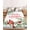 Red Green, variant on Queen Size Fitted Sheet Set - Christmas Cardinal 3 Piece Bedding Sets 16" Deep Pocket Fitted Sheet with 2 Pillowcases, Xmas Winter Pine Flower Berry on Linen Brushed Microfiber Hotel Bed Sheets