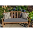 thumbnail image 2 of Casual Cushion Stripe Sunbrella® Fabric 1-Piece Outdoor Throw Pillow, 20"W x 20"L, Cove Pebble, 2 of 4