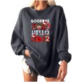 thumbnail image 1 of Sudadera holgada de manga larga para mujer, sudadera con capucha, blusa a cuadros, empalme, manga larga, Tops de moda, jersey Pompotops  gfhjh23747, 1 of 7
