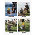 thumbnail image 3 of KFFKFF Camping Rocket Stove, Wood Burning Portable Rocket Stove with Carrying Bag for Backpacking, SPCC Steel, Double Door, Burn Twigs, Sticks or Charcoals, 3 of 9