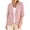 *Pink, variant on ClodeEU Women's Lapel Collar Single Button 3/4 Sleeve Blazer,Casual Office Short Suit Jacket Army Green,Women's Plus L