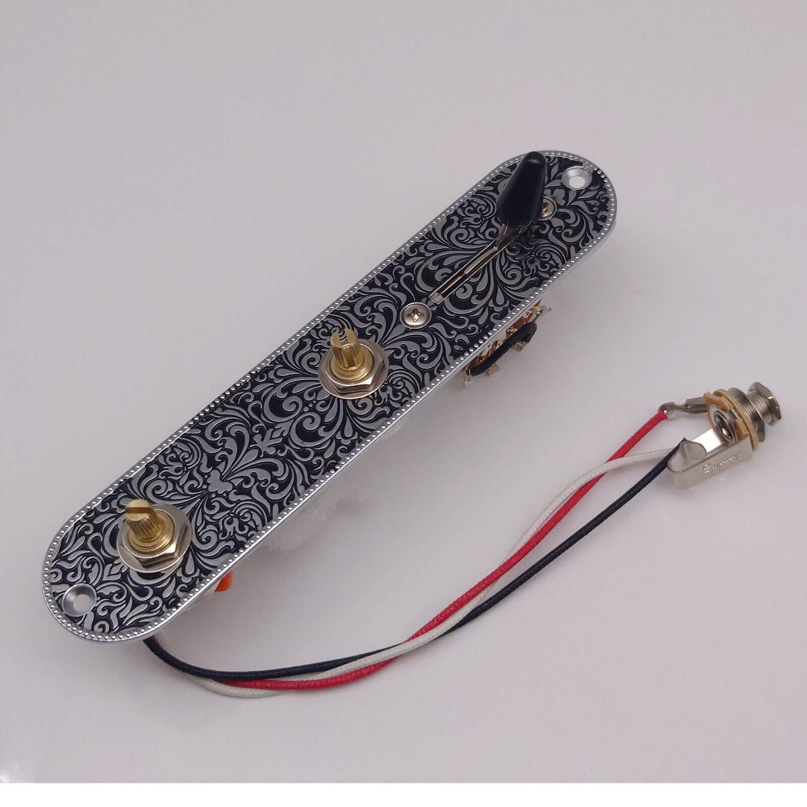 Prewired Loaded Guitar Control Plate 3 Way Switch Knob Copper Sha for Tele TL Electric Guitars Replacement Parts