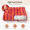 thumbnail image 6 of Costway 2PCS 21" x 21" Patio Chair Seat Cushion Pads Indoor/Outdoor Multicolor, 6 of 9