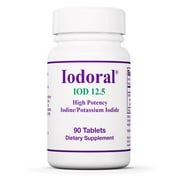 Optimox Iodoral 12.5 mg - Original High Potency Lugol Solution Iodine Nutritional Supplement - Energy and Thyroid Support - 90 Tablets