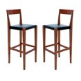 thumbnail image 1 of Heavenly Collection Walnut Counter Stool, 1 of 3