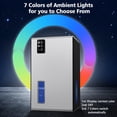 thumbnail image 3 of Dehumidifier for Home, 95 OZ Water Tank, (1000 sq.ft) Dehumidifiers for Bathroom Bedroom Basement with Auto Shut Off,7 Colors LED Light(Silver), 3 of 16