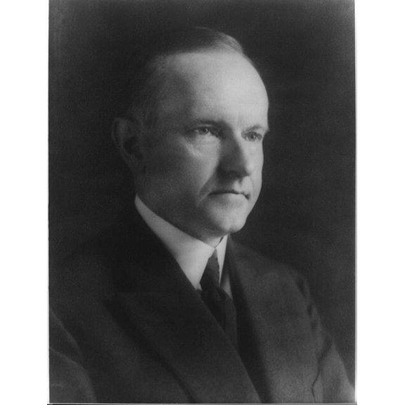 Calvin Coolidge Canvas Wall Art (20" x 30")