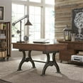 thumbnail image 3 of Arlington House Medium Brown Open Bookcase, 3 of 9